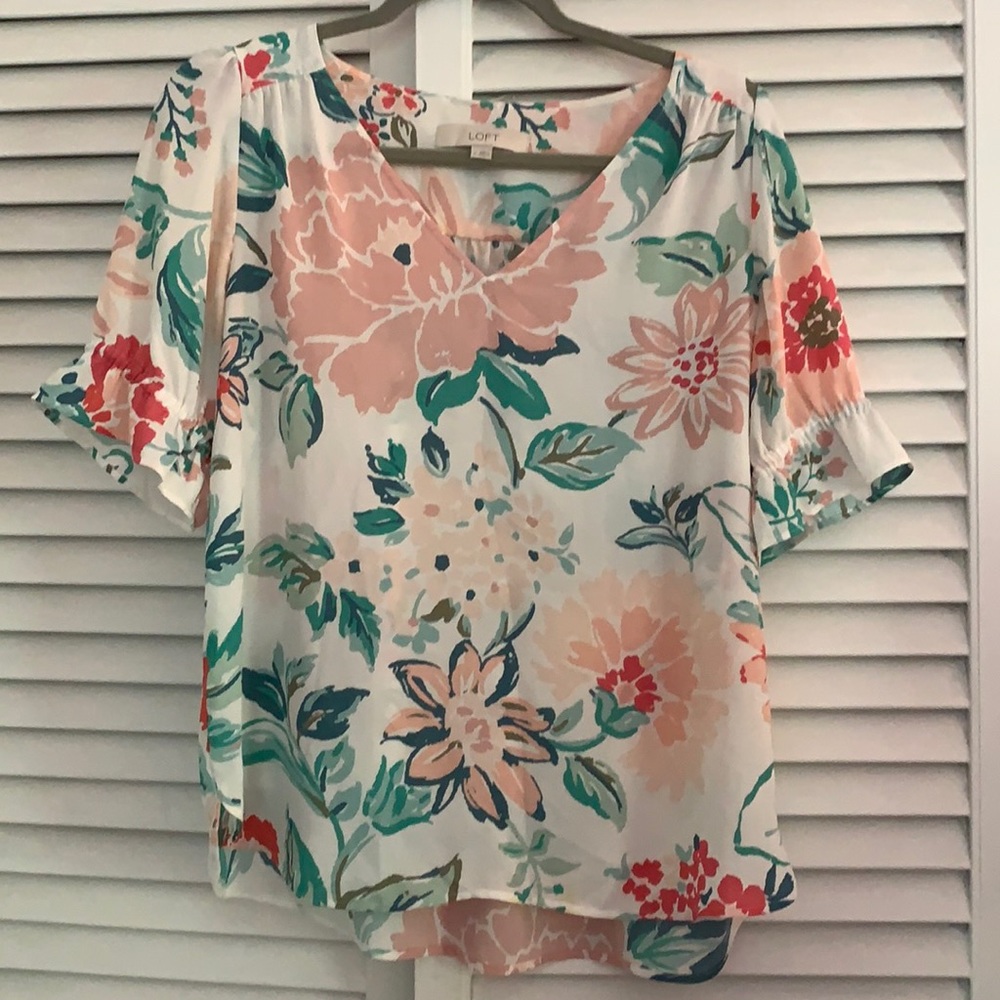 Loft Floral Blouse